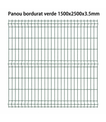 Panou bordurat verde 1500 x 2500 x 3.5 mm Panou bordurat verde 1500 x 2500 x 3.5 mm